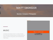 Tablet Screenshot of mattebenezer.com